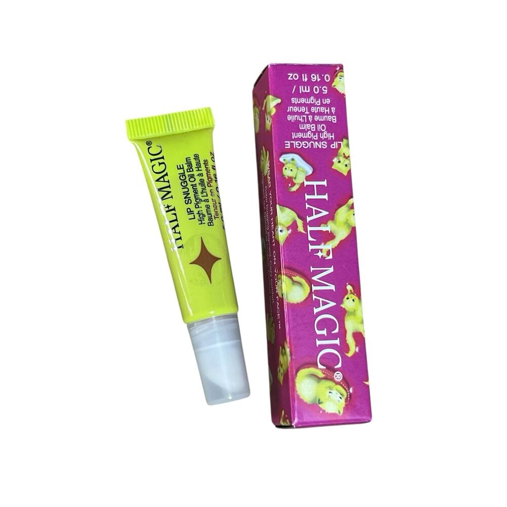 Half Magic Lip Snuggle Oil Balm Kitten Pounce NIB